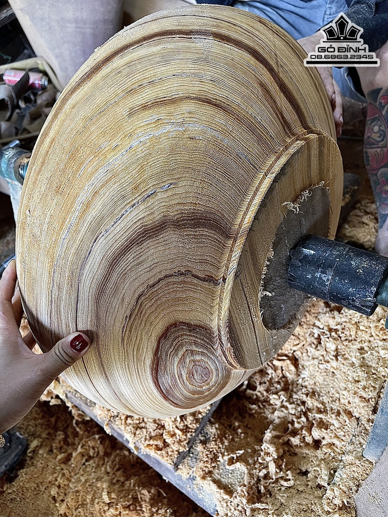 Bình Phú Quý Gỗ Ngọc Am Cao 25 Đường Kính 50 (cm) 2