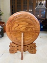 Đĩa Bát Mã Phi Thiên Gỗ Hương Đá Cao 49 Đường Kính 40 Dày 3 (cm) 0