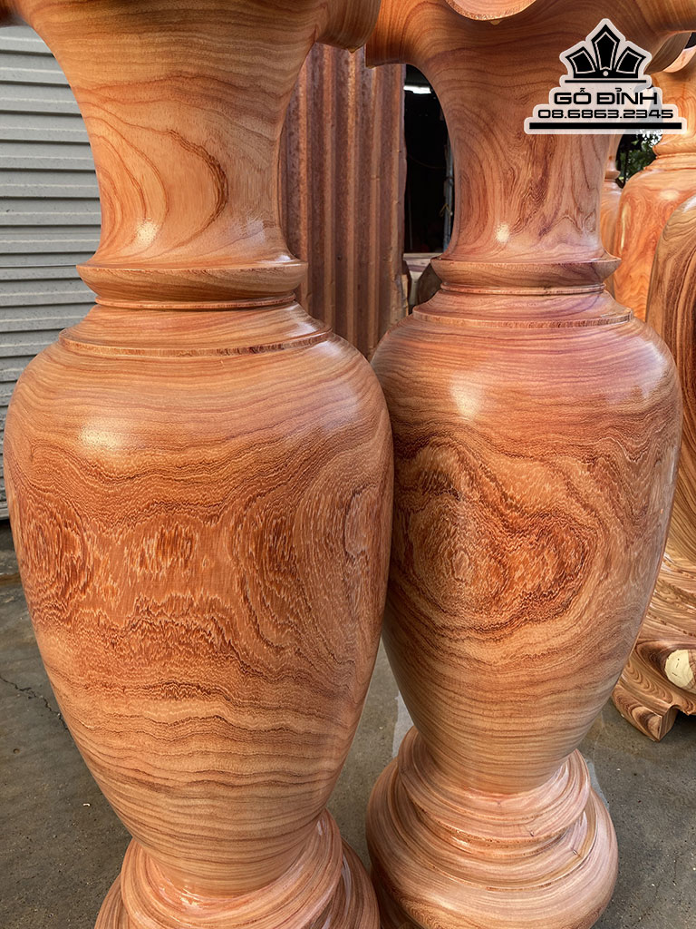 Cặp Lục Bình Gỗ Hương Cao 140 Đường Kính 40 (cm) Số 2 0