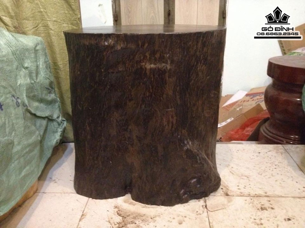 Đôn Gỗ.Đôn Góc Cây Gỗ Sao Xanh Cao 56 Ngang 58 Sâu 48 Mặt 55-41 DS904 3