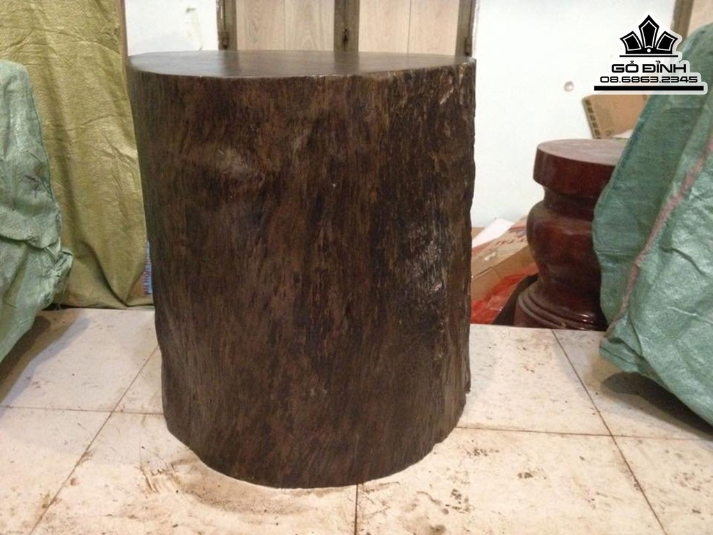 Đôn Gỗ.Đôn Góc Cây Gỗ Sao Xanh Cao 56 Ngang 58 Sâu 48 Mặt 55-41 DS904 4
