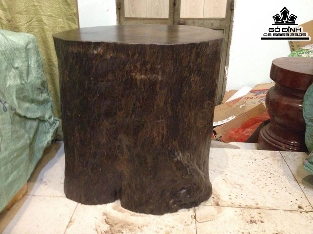 Đôn Gỗ.Đôn Góc Cây Gỗ Sao Xanh Cao 56 Ngang 58 Sâu 48 Mặt 55-41 DS904 6