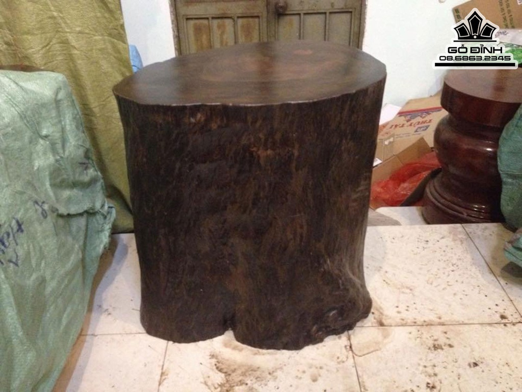 Đôn Gỗ.Đôn Góc Cây Gỗ Sao Xanh Cao 56 Ngang 58 Sâu 48 Mặt 55-41 DS904 8