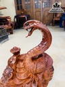 Tượng Rắn Gỗ Cẩm Nguyên Khối Cao 30 Ngang 28 Sâu 28 (cm) 5