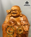 Tượng Phật Di Lặc Chúc Phúc Gỗ Hương Đá Nguyên Khối Cao 100 Ngang 35 Sâu 30 (cm) 3