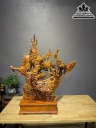 Tượng Nhất Long Gỗ Hương Việt Cao 77 Ngang 83 Sâu 20 Cả Kỷ 89 (cm) 3