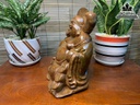 Tượng Phật Di Lặc Tam Phúc Gỗ Ngọc Am Cao 27 Ngang 39 Sâu 15 (cm) 7