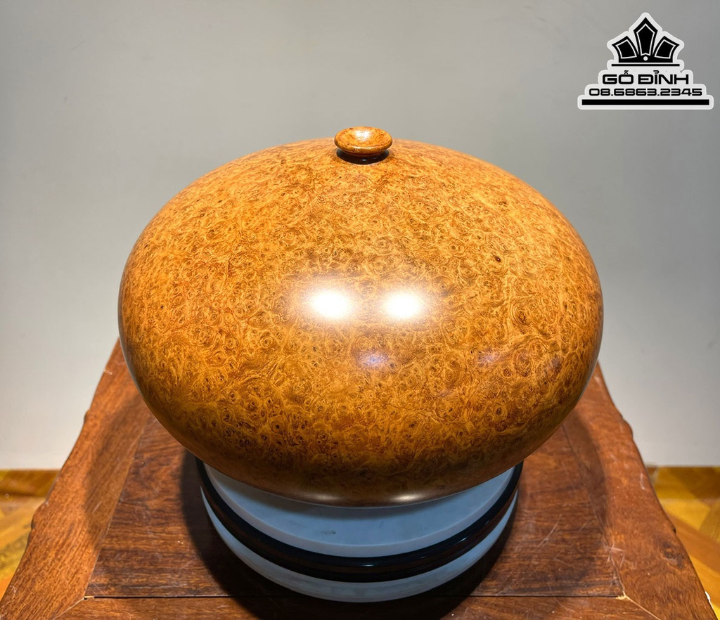 Bình Phú Quý Gỗ Nu Hương Cao 22 Đường Kính 31 (cm) 4