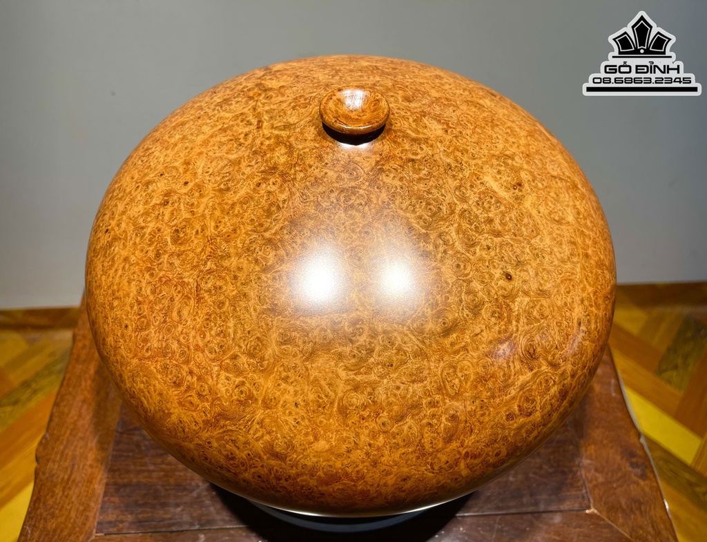 Bình Phú Quý Gỗ Nu Hương Cao 22 Đường Kính 31 (cm) 6