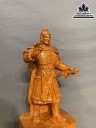 Tượng Hoàng Đế Quang Trung Gỗ Hương Đá Nguyên Khối Cao 70 Ngang 26 Sâu 21 (cm) 2