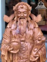 Tượng Thần Tài Gỗ Hương  Cao 90 Ngang 35 Sâu 29 (cm) 0