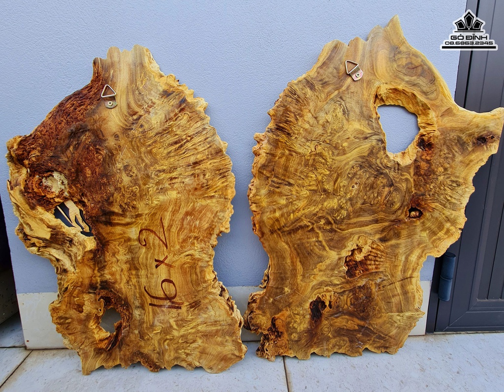 Tranh Gỗ Tranh Thư Pháp Cha Mẹ Gỗ Nu Nghiến Cao 65 Ngang 44 Dày 2.5 (cm)