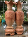 Cặp Lục Bình Gỗ Hương Đỏ Cao 190 Đường Kính 57 (cm) Số 11 1