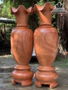 Cặp Lục Bình Gỗ Hương Đỏ Cao 200 Đường Kính 62 (cm) Số 1 0