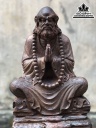 Tượng Đạt Ma Sư Tổ Ngồi Thiền Gỗ Trắc Cao 35.5 Ngang 19 Sâu 16 (cm) 3