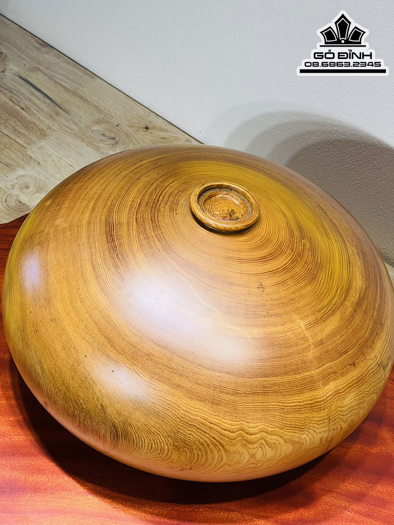 Chum Phú Quý Gỗ Pơ Mu Cao 21 Đường Kính 34 (cm) 2