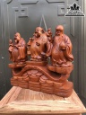 Tượng Tam Đa Gỗ Hương Cao 35 Ngang 40 Sâu 11 (cm) 1