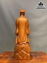 Tượng Khổng Minh Tiên Sinh Gỗ Hương Việt Nguyên Khối Cao 60 Ngang 19.5 Sâu 13.5 (cm) 3
