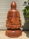 Tượng Mẹ Quan Âm Gỗ Hương Nhập Nguyên Khối Cao 30 Ngang 15 Sâu 15 (cm) 1
