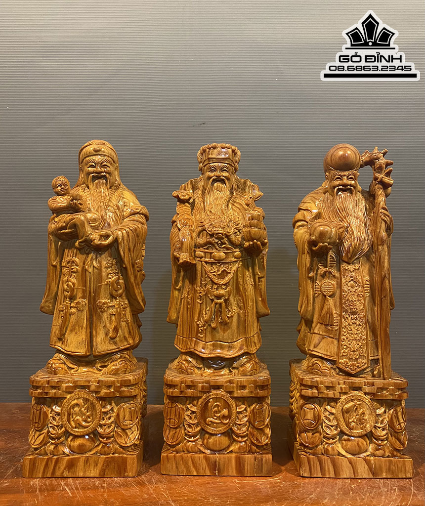 Tượng Tam Đa Gỗ Huyết Long Cao 30 Ngang 9.5 Sâu 7.5 (cm) 3