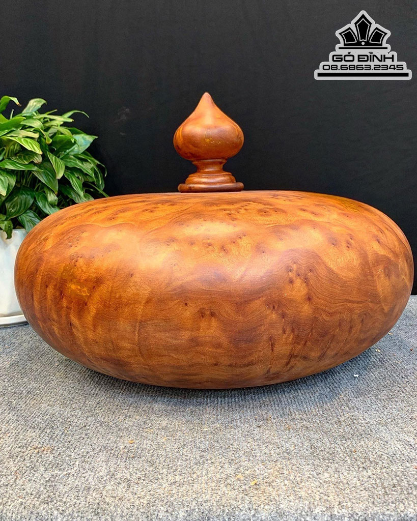 Chum Phú Quý Tài Lộc Gỗ Nu Xá Xị Cao 33 Đường Kính 50 (cm) 0