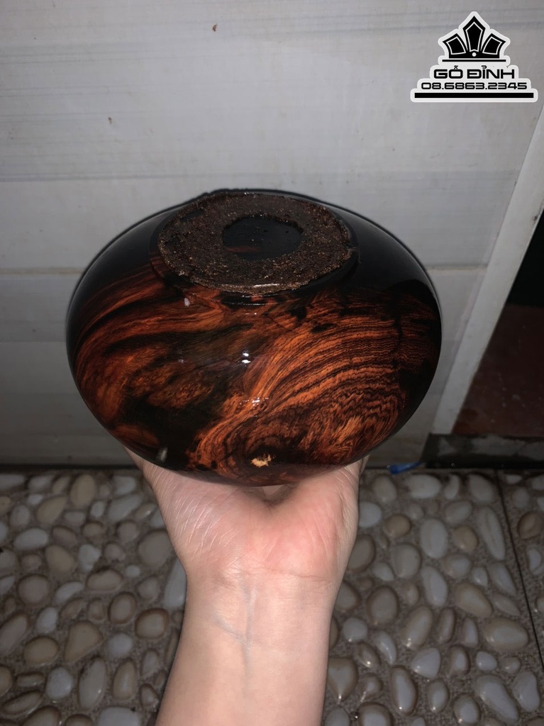 Chum Phú Qúy Gỗ Trắc Cao 10.5 Đường Kính 16 (cm)