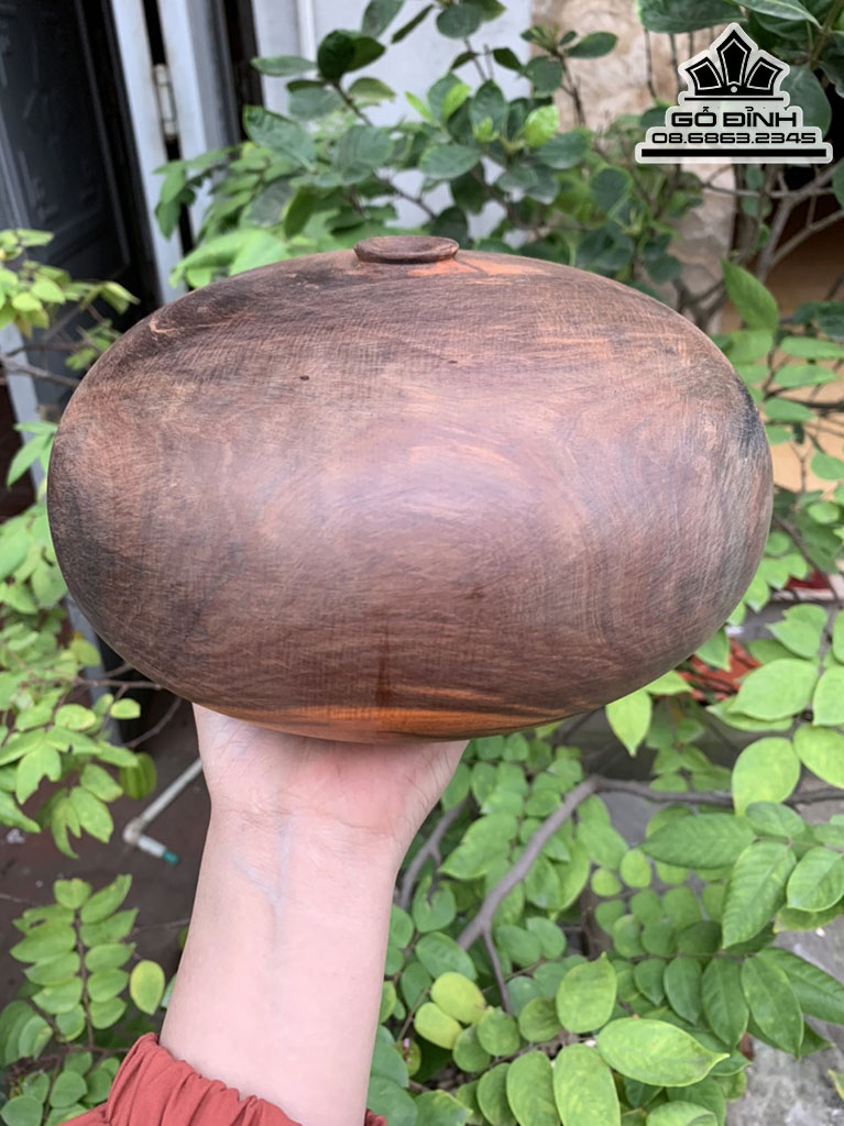 Chum Gỗ Phú Qúy Gõ Trắc Cao 12.2 Đường Kính 20.2 (cm)