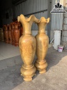 Cặp Lục Bình Gỗ Cẩm Cao 157 Đường Kính 44 (cm)