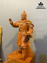 Tượng Quang Trung Gỗ Hương Đá Nguyên Khối Cao 70 Ngang 26 Sâu 21 (cm)