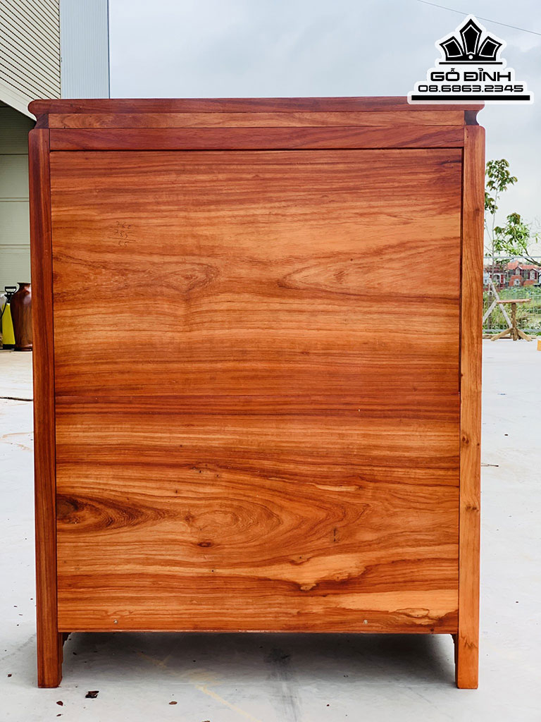 Tủ Đựng Đồ Gỗ Hương Cao 107 Ngang 81 Sâu 40 (cm)