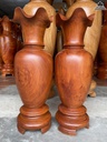 Cặp Lục Bình Gỗ Hương Cao 75 Đường Kính 24 (cm)