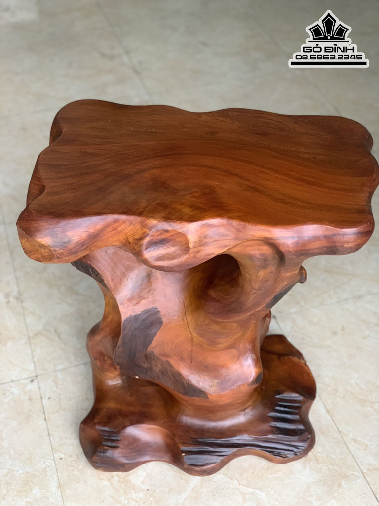 Đôn Gỗ Ngọc Am Cao 66 Mặt 60 x 38 (cm)