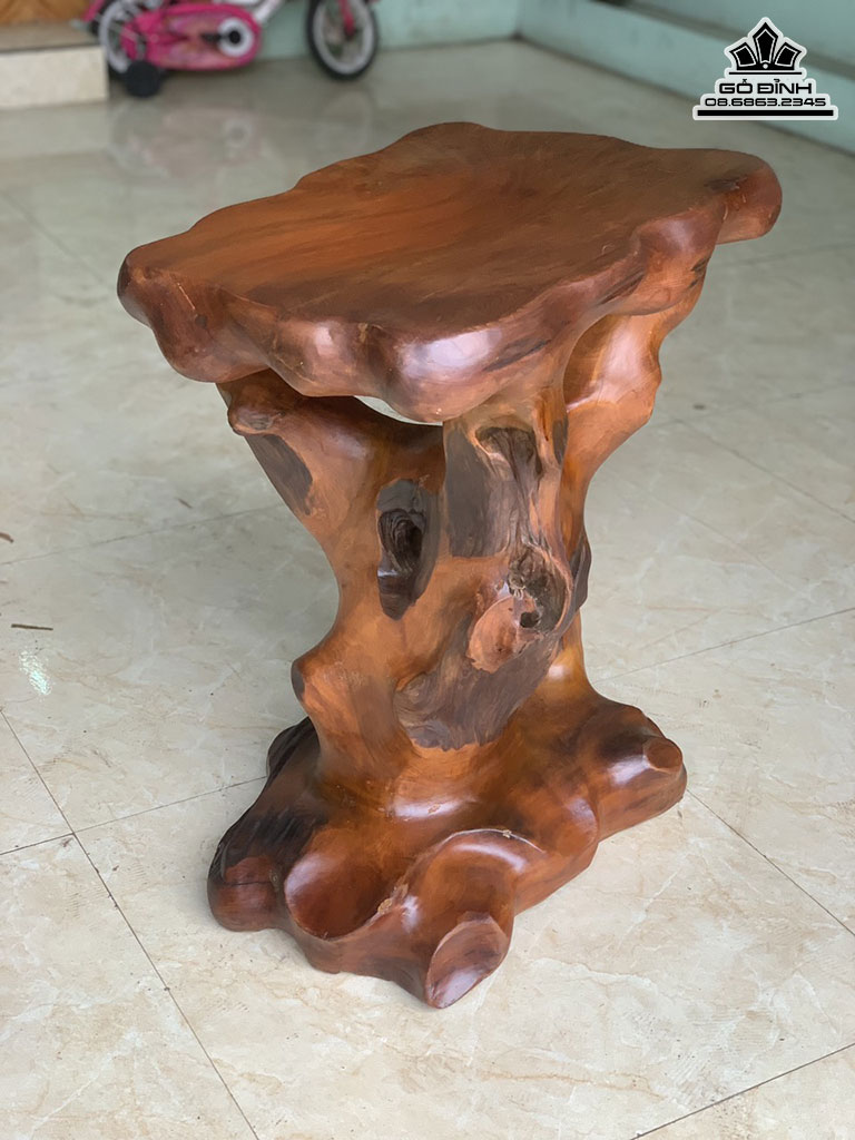 Đôn Gỗ Ngọc Am Cao 66 Mặt 60 x 38 (cm)