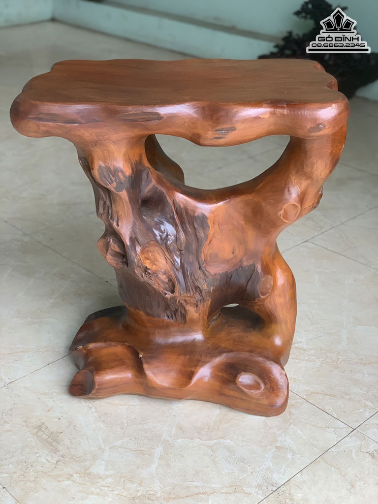 Đôn Gỗ Ngọc Am Cao 66 Mặt 60 x 38 (cm)