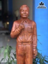 Tượng Võ Nguyên Giáp Gỗ Hương Cao 79 Ngang 23 Sâu 17 (cm)