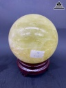 Bi Cầu Đá Thạch Anh Vàng Đường Kính 9,5 (cm) 1,23kg