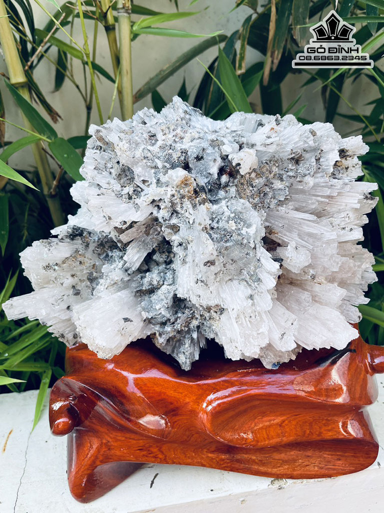 Bông Hoa Ưu Đàm Đá Aragonit Cao 20 Ngang 20 (cm) 4,3kg