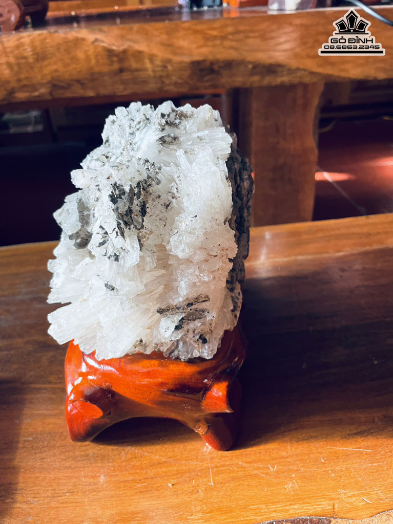 Bông Hoa Ưu Đàm Đá Aragonit Cao 20 Ngang 20 (cm) 4,3kg