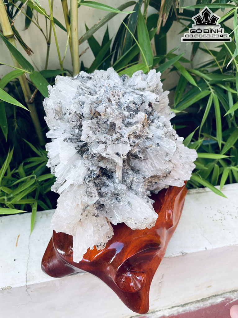 Bông Hoa Ưu Đàm Đá Aragonit Cao 20 Ngang 20 (cm) 4,3kg