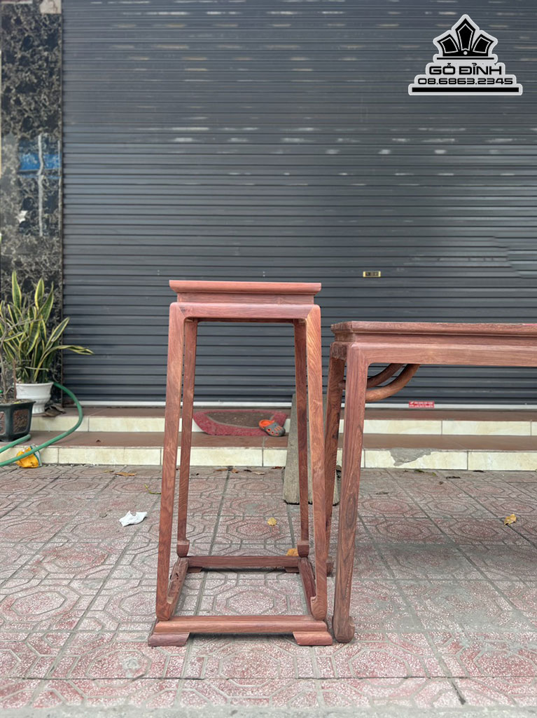 Cặp Tủ Trà Gỗ Trắc Cao 50 Ngang 40 Sâu 26 (cm)