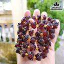 Vòng Tay Chạm Sen Đá Hổ Phách Huyết Đỏ