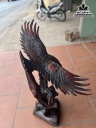 Tượng Đại Bàng Gỗ Trắc Cao 110 Ngang 90 Sâu 43 (cm)