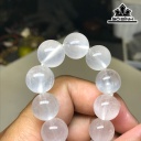 Vòng Tay Đá Thạch Anh Tóc Trắng Đường Kính Hạt 12 (mm) 41,2g