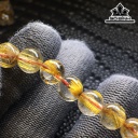 Vòng Tay Đá Thạch Anh Tóc Vàng Đường Kính Hạt 8,5 (mm) 20g