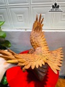 Tượng Đại Bàng Gỗ Hương Cao 54 Ngang 55 Sâu 36 (cm)