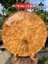 Đĩa Gỗ Trang Trí Gỗ Huyết Long Cao 2,5 Đường Kính 53 (cm)