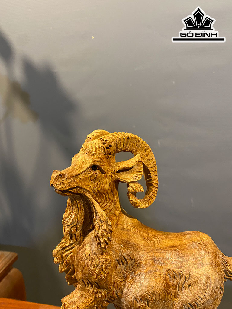 Tượng Nhất Dương Gỗ Ngọc Am Cao 37 Ngang 18 Sâu 10 (cm)