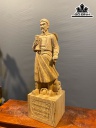 Tượng Trần Quốc Tuấn Gỗ Ngọc Am Cao 58 Ngang 18 Sâu 15,5 (cm)