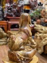 Tượng Chó Gỗ Hương Cao 45 Ngang 27 Sâu 22 (cm)