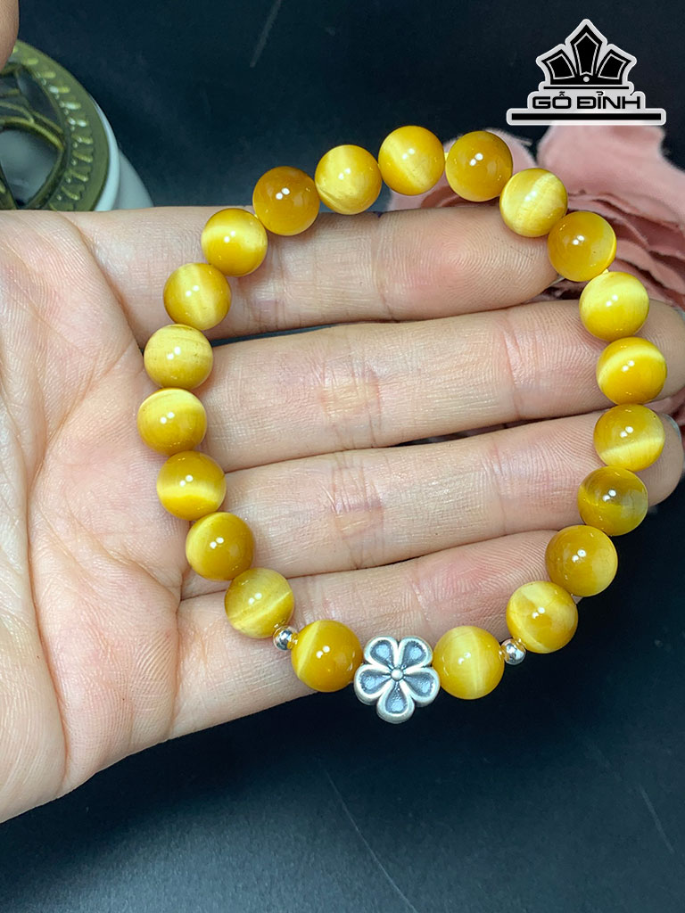 Vòng Tay Đá Mắt Hổ 8 Ly